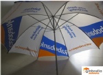 Windproof Golf Umbrella with Full Canopy Printing