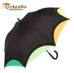 Stick Umbrella with Rainbow Design