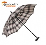 Crutch Umbrella with LED Flashlight Handle