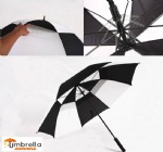 Windproof Checkerboard Golf Umbrella